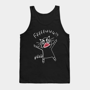 Fffuuu Rage Cat ($ for SilverCord-VR) Tank Top